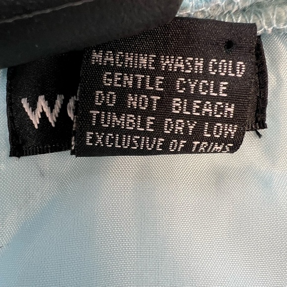 Vintage Y2K Wet Seal Faux Fur Vest Women M Winter Hoodie Plush Zip Pom Poms Cozy - Picture 12 of 14